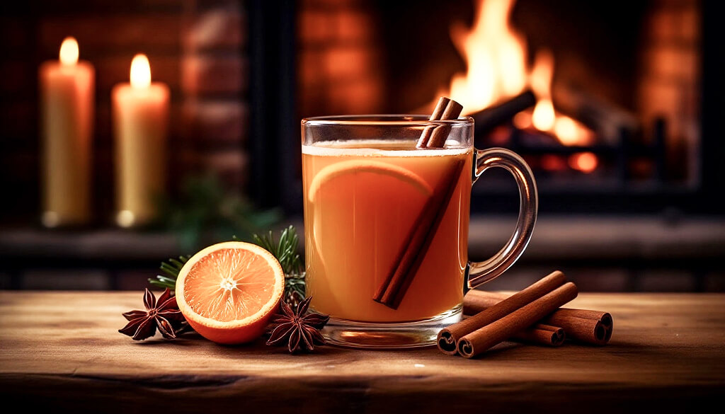 Пряный апельсиновый сидр