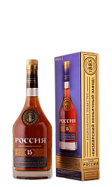 Российский коньяк старый КС Россия 0,5 л