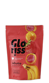 Жевательные Конфеты В Шоколаде со вкусом Клубника - Банан Gloriss 75 г