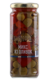 Оливки микс GUSTORIA 358 г