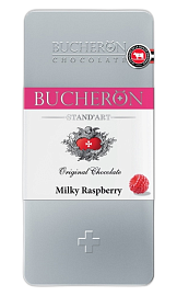 BUCHERON молочный шоколад с малиной 100 г