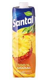 Сок ананасовый SANTAL 1,0 л