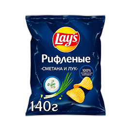 Лейз сметана лук 140 г