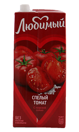 Любимый Нектар Томат с Морской Солью 0,95 л
