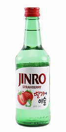 Соджу Джинро со вкусом и ароматом клубники  0,36 л