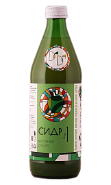 Сидр №1 Дальняя Дача яблочный сухой 0,5 л