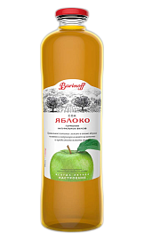Сок яблочный осветленный 1,0 л