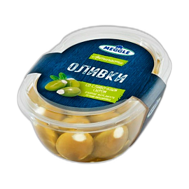 Оливки со сливочным сыром 210 г