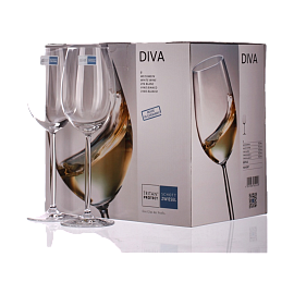 Набор 6 бокалов для белого вина 302 мл Diva
