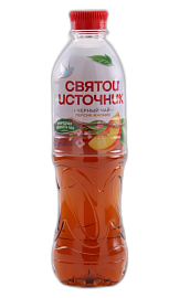 Святой Источник Черный Чай Персик Жасмин 0,5 л