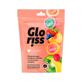 Жевательные Конфеты В Шоколаде Ассорти Gloriss 75 г