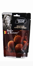 Конфеты на основе фруктов глазированные "Трюфельные" Вкусы Мира 80 г