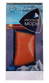 Семга подкопченная филе-кусок 200 г