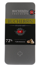 BUCHERON горький шоколад с фисташками 100 г