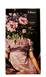 Шоколад молочный Simbirsk Atelier "Цветочная барышня" с  клубникой 100 г