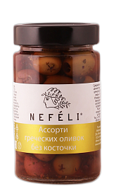 Ассорти оливок без косточки 295 г