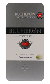 BUCHERON молочный шоколад с фисташками 100 г