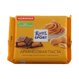Риттер Спорт молочно- арахисовая паста 100 г
