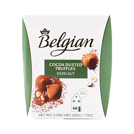 Конфеты Belgian трюфели с фундуком 200 г