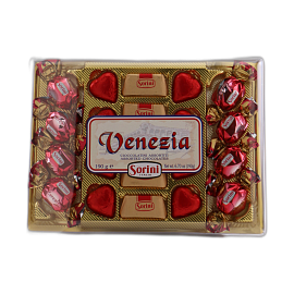 Ассорти конфет SORINI Venezia с пралине и злаками 190 г