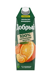 Добрый Апельсин-Мандарин 1,0 л
